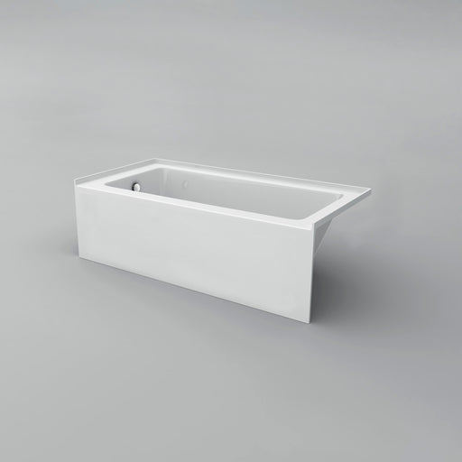 Acritec Simplicity Clear Alcove Acrylic Bathtub with 16” Skirt – Dimensions Unspecified