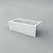 Acritec Simplicity Clear Alcove Acrylic Bathtub with 16” Skirt – Dimensions Unspecified