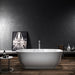 Hawthorne White Freestanding Bathtub – No Cover View