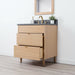 Ashbury 24" White Oak Vanity – Drawer Interior Showing Storage and Construction