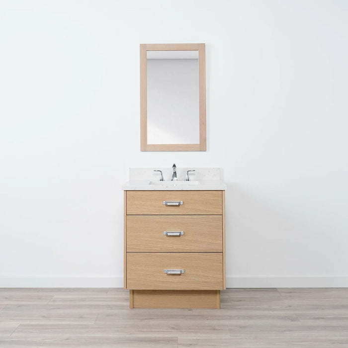 Ashbury Vanity – Drawer Interior View with Organization Accessories and Cutout