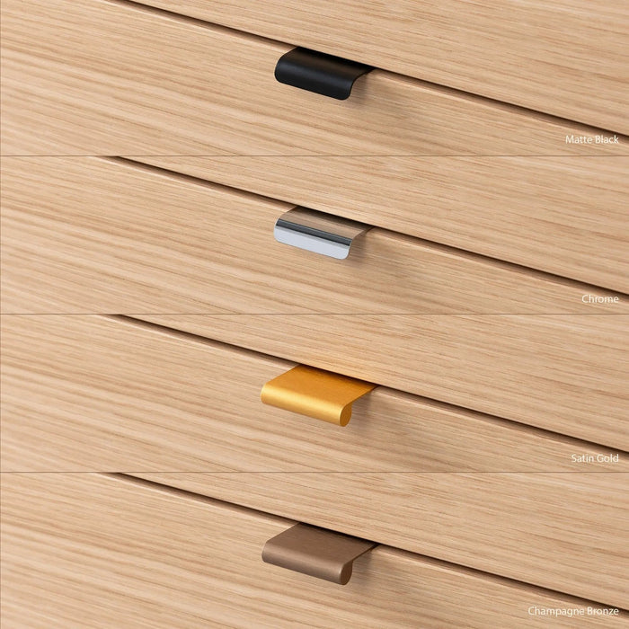 ASHER Vanity Style – Side Angle View Highlighting Wood Grain and Build