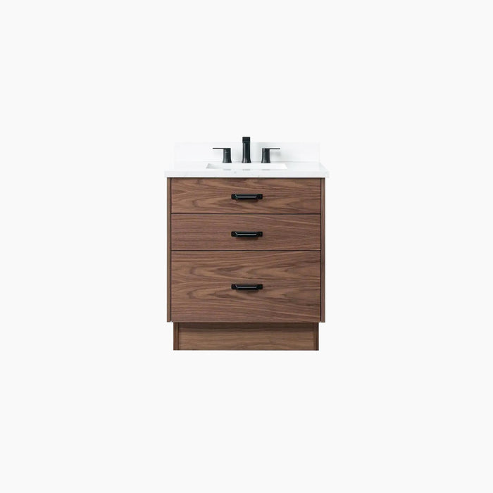 Austin 30  American Black Walnut Bathroom Vanity 1318B791 80F8 4F51 A1D0 73E28B0F2E1A - High-End Bathroom Vanity - Facility Supply Pro Canada