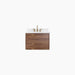 Austin 30  Wall Mount American Black Walnut Bathroom Vanity - High-End Bathroom Vanity - Facility Supply Pro Canada