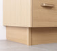 Austin 48" White Oak Vanity with toe kick base – wide front view.