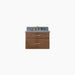Austin Slim 30  Wall Mount American Black Walnut Bathroom Vanity - High-End Bathroom Vanity - Facility Supply Pro Canada