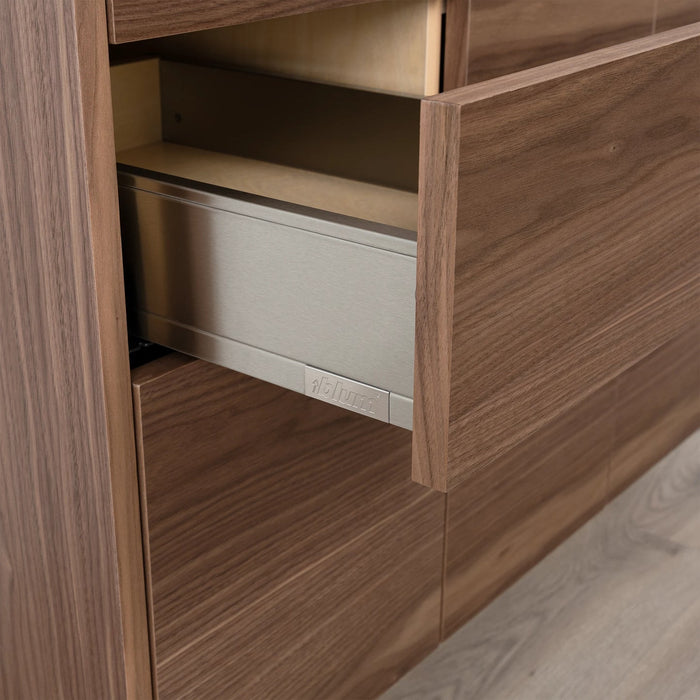 Acero 48 BlackWalnut CloseUpShot BlumLogocopy?v=1751326608 - Premium Bathroom Vanity for Canadian Homes and Businesses - Facility Supply Pro