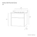 Ashbury 24" Wall-Mounted Vanity – Hero Image on White Background