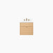 Ashbury 24" Wall-Mounted White Oak Vanity – Isolated Product Image on Plain Background
