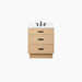 Ashbury 30" White Oak Vanity with Toe Kick – Product Image on Plain White Background