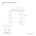 Ashbury 30" White Oak Vanity – Freestanding Version with Drawers