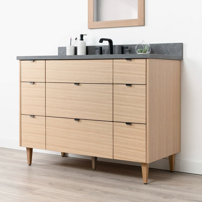 Ashbury 48 WhiteOak ConcreteGrey EdgePullsBlack RightAngle Closedcopy?v=1751326121 - Premium Bathroom Vanity for Canadian Homes and Businesses - Facility Supply Pro