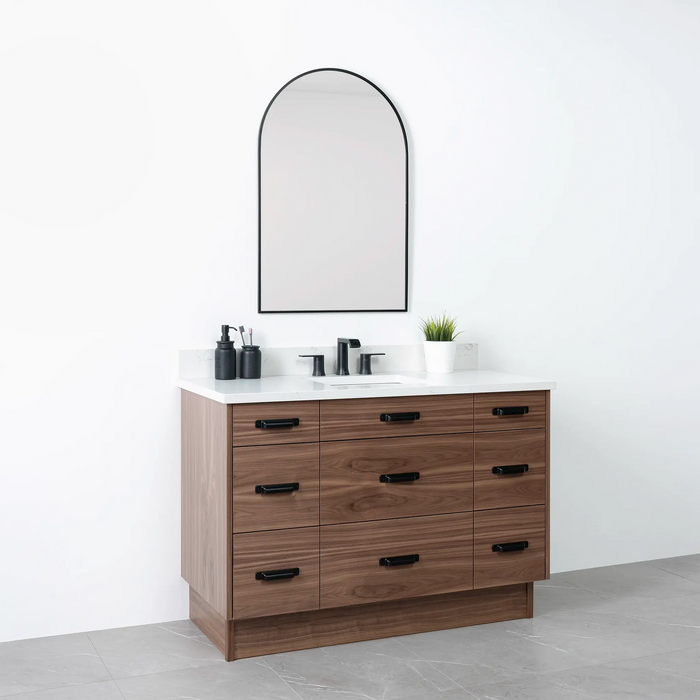 Asher 48  Teodor  Modern American Black Walnut Vanity Teodor Bathroom Vanity 58403951?v=1751326270 - Premium Bathroom Vanity for Canadian Homes and Businesses - Facility Supply Pro