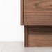 Austin-24 Walnut Vanity - Rear View with Plumbing Cutout