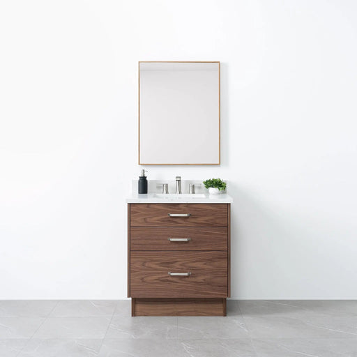 Austin 30  Teodor  Modern American Black Walnut Vanity Teodor 58333727 4C5Aa3E2 0830 4545 B99E A2Ba161E955B - High-End Bathroom Vanity - Facility Supply Pro Canada