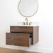 Austin 30  Teodor  Modern Wall Mount American Black Walnut Vanity Teodor 58349978 - High-End Bathroom Vanity - Facility Supply Pro Canada