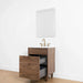 Austin SLIM 24" Teodor Vanity – Front Angle with Sink and Backsplash