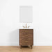 Austin SLIM 24" Modern American Black Walnut Vanity – Front View