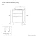 Austin SLIM 24" Bathroom Vanity – Packaging and Branding Detail