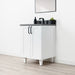 Bridgeport Bathroom Vanity Diagram – Model BR14F9 Front and Top Views