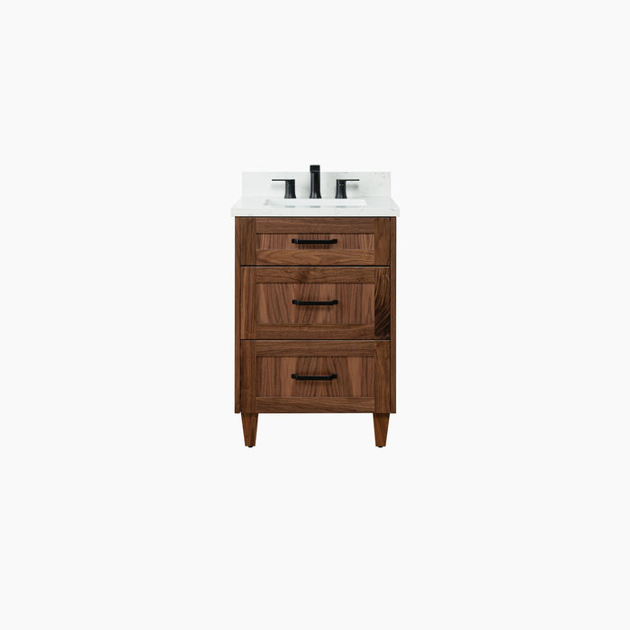 Bridgeport Vanity Line Drawing – Model BR2D3F Top and Front View