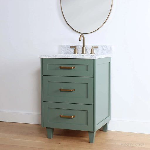 Bridgeport Vanity Technical Drawing – Model BR3968 Highlighting Drawer Layout