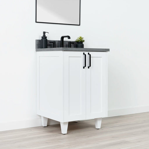 Bridgeport Vanity Technical Blueprint – Model BR3BAE Highlighting Dimensions
