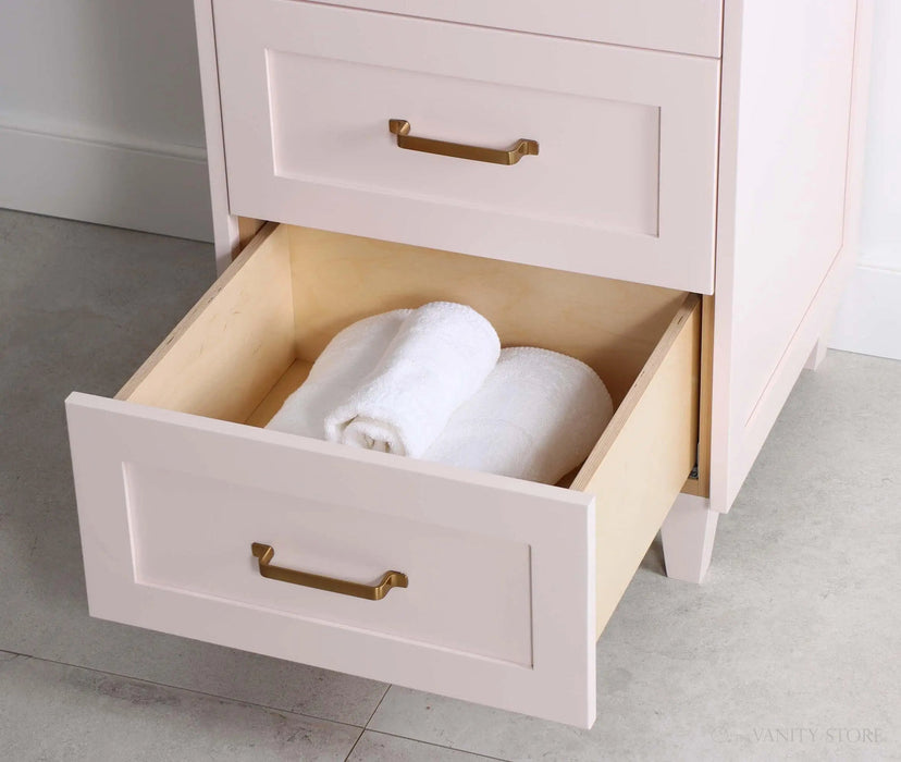 Bridgeport Vanity Technical Drawing – Model BR778C with Detailed View of Drawers