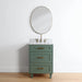 Bridgeport Vanity Technical Drawing – Model BR8440 with Top and Side Dimensions