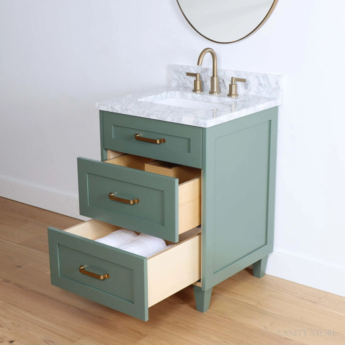 Bridgeport Vanity Diagram – Model BRD329 Showing Internal Cabinet Structure
