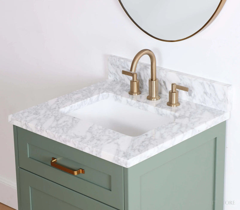 Bridgeport Vanity Technical Drawing – Model BRDD55 with Drawer and Sink Layout