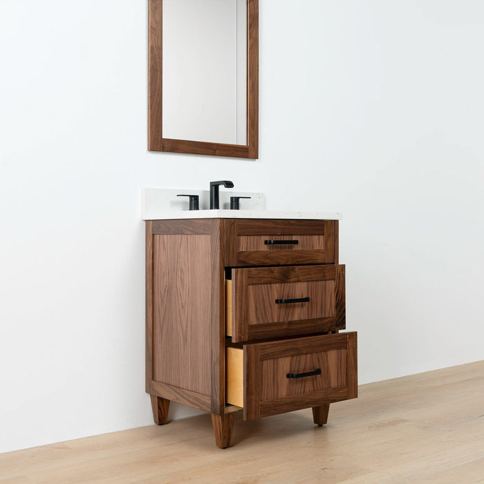 Bridgeport Vanity Technical Drawing – Model BRDE68 Front Elevation