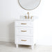Bridgeport Vanity Blueprint – Model BRE6B3 with Measurements