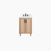 Bridgeport 24" White Oak Vanity – Door Model in Styled Setting