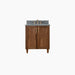 Bridgeport 30  American Black Walnut Bathroom Vanity W  Doors - High-End Bathroom Vanity - Facility Supply Pro Canada