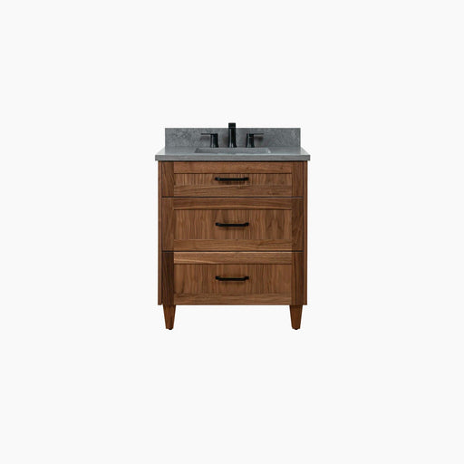 Bridgeport 30  American Black Walnut Bathroom Vanity - High-End Bathroom Vanity - Facility Supply Pro Canada