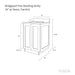 Bridgeport Vanity Technical Drawing – Front View (Unique ID ending in ac97)