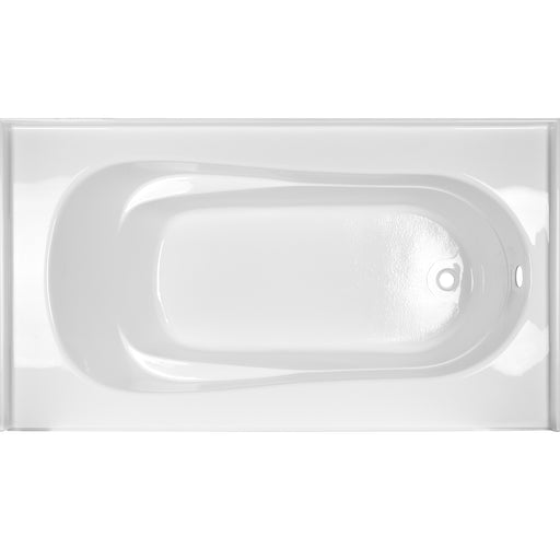 Acritec Brockton Pure 6034 Alcove Acrylic Bathtub – 59⅞” x 34” x 21¾”