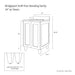 Bridgeport Slim 24" Vanity – Doors Only