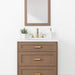 Bridgeport 30 Almond Coast Arctic Trace Gold Handles Sink Close Upcopy - High-End Bathroom Vanity - Facility Supply Pro Canada