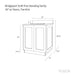 Bridgeport 30 Doors Slim Toe Kick - High-End Bathroom Vanity - Facility Supply Pro Canada