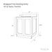 Bridgeport 30 Doors Toe Kick - High-End Bathroom Vanity - Facility Supply Pro Canada