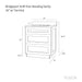 Bridgeport 30 Slim Toe Kick D998435F D447 4570 935A C999246893A4 - High-End Bathroom Vanity - Facility Supply Pro Canada
