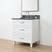 Bridgeport 30 Satin White Right 1Copy - High-End Bathroom Vanity - Facility Supply Pro Canada