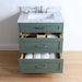 Bridgeport 30  Teodor  Sage Green Vanity Teodor Bathroom Vanity 58462428 - High-End Bathroom Vanity - Facility Supply Pro Canada