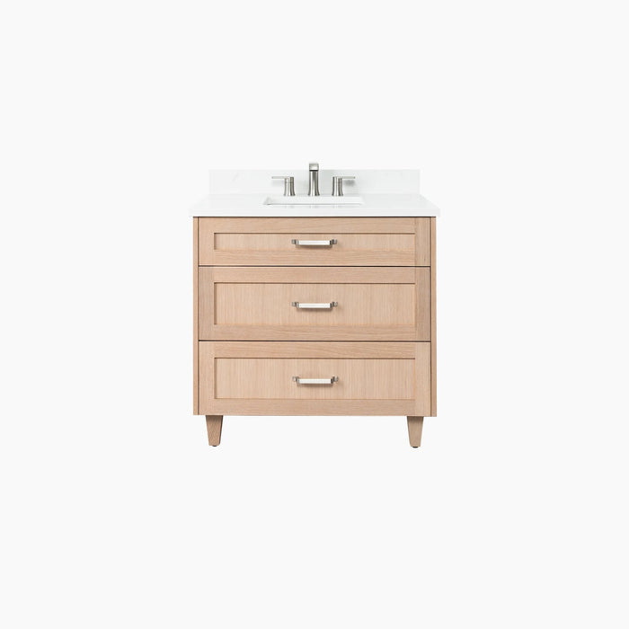 Bridgeport 36 WhiteOak Center Sink Plain BG?v=1750798060 - Premium Bathroom Vanity for Canadian Homes and Businesses - Facility Supply Pro