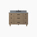 Bridgeport 48 AlmondCoast ConcreteGrey OldHandle KnobsBlack FrontShot Closed Plain BG?v=1751326739 - Premium Bathroom Vanity for Canadian Homes and Businesses - Facility Supply Pro