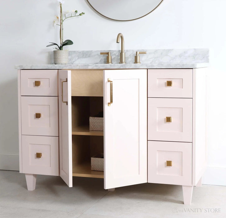 Bridgeport 48  Teodor  Champagne Pink Vanity Teodor Bathroom Vanity 58447571?v=1751326874 - Premium Bathroom Vanity for Canadian Homes and Businesses - Facility Supply Pro