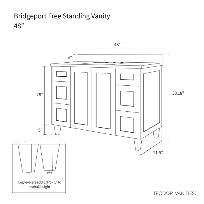 Bridgeport 48  Teodor  Satin White Vanity Teodor 58364154?v=1751326994 - Premium Bathroom Vanity for Canadian Homes and Businesses - Facility Supply Pro