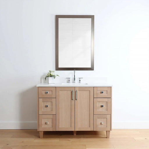 Bridgeport 48  Teodor  White Oak Vanity Teodor Bathroom Vanity 58393938?v=1751327044 - Premium Bathroom Vanity for Canadian Homes and Businesses - Facility Supply Pro